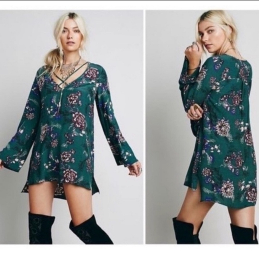 FREE PEOPLE Heart Beat Floral Tunic Top - Picture 13 of 13